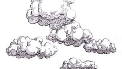 cloud drawing